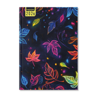 Period Neon Leaf 2026 B6 heti beosztású határidőnapló Period Neon Leaf 2026 B6 heti beosztású határidőnapló