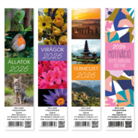 PD 2026 5x21 cm könyvjelző naptár PD 2026 5x21 cm könyvjelző naptár