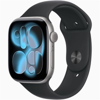 Apple Watch S11 GPS-es (46mm) asztroszürke alumínium tok, fekete M/L sportszíjas okosóra Apple Watch S11 GPS-es (46mm) asztroszürke alumínium tok, fekete M/L sportszíjas okosóra