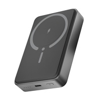 AVAX PB300 FREELY 15W Mágneses Vezeték nélküli Powerbank 10.000mAh + 20W USB-C (PD3.0), fekete