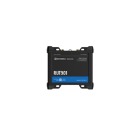 Teltonika RUT901 3x10/100 FE LAN 1x10/100FE LAN/WAN 2xminiSIM slot 2,4GHz WiFi 4G/LTE CAT4 Vezeték nélküli ipari router