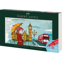 Faber-Castell London 12 db-os művészfilctoll készlet